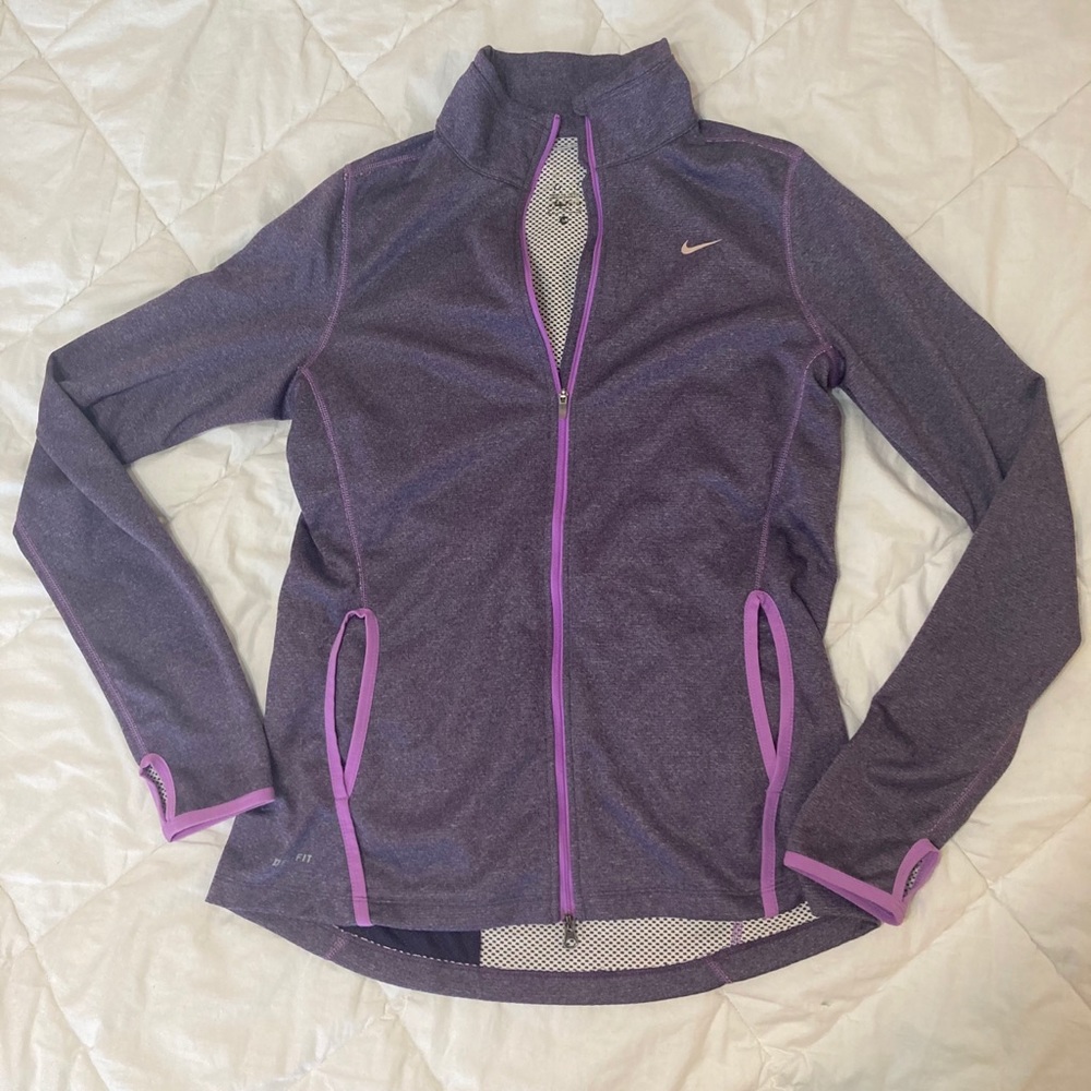 NIKE full zip dri-fit jacket